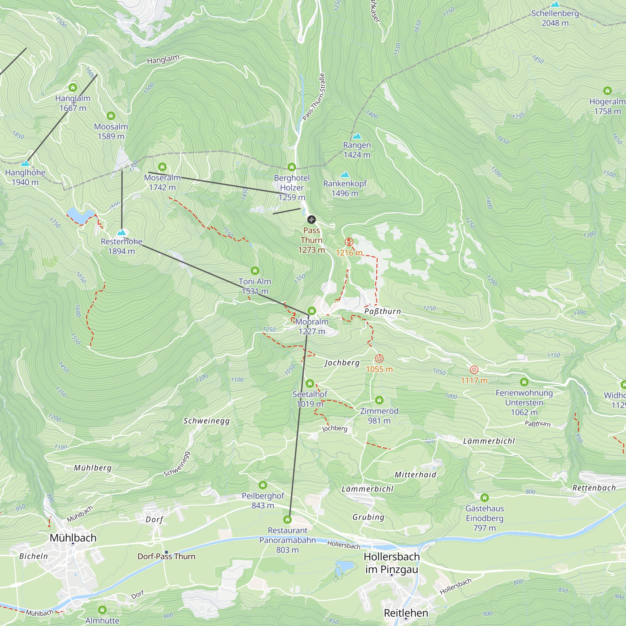 Mooralm map