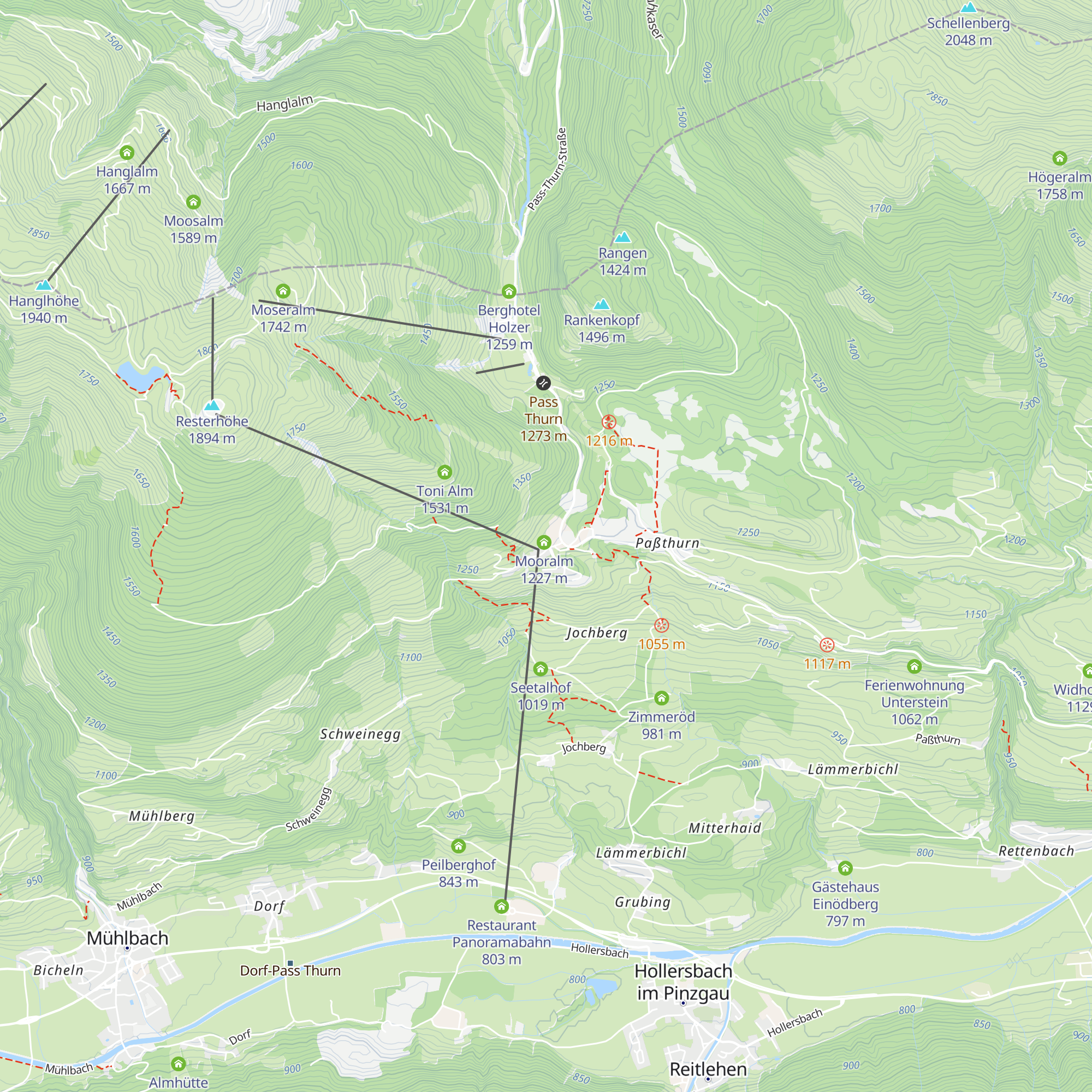 Mooralm map