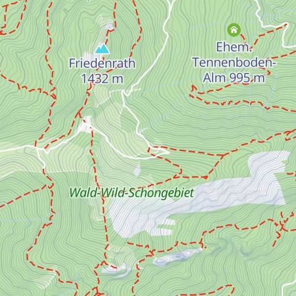 Map of Hochplattenalm
