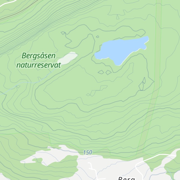 Map of Bergsåsen