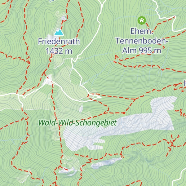 Map of Plattenalm Diensthütte