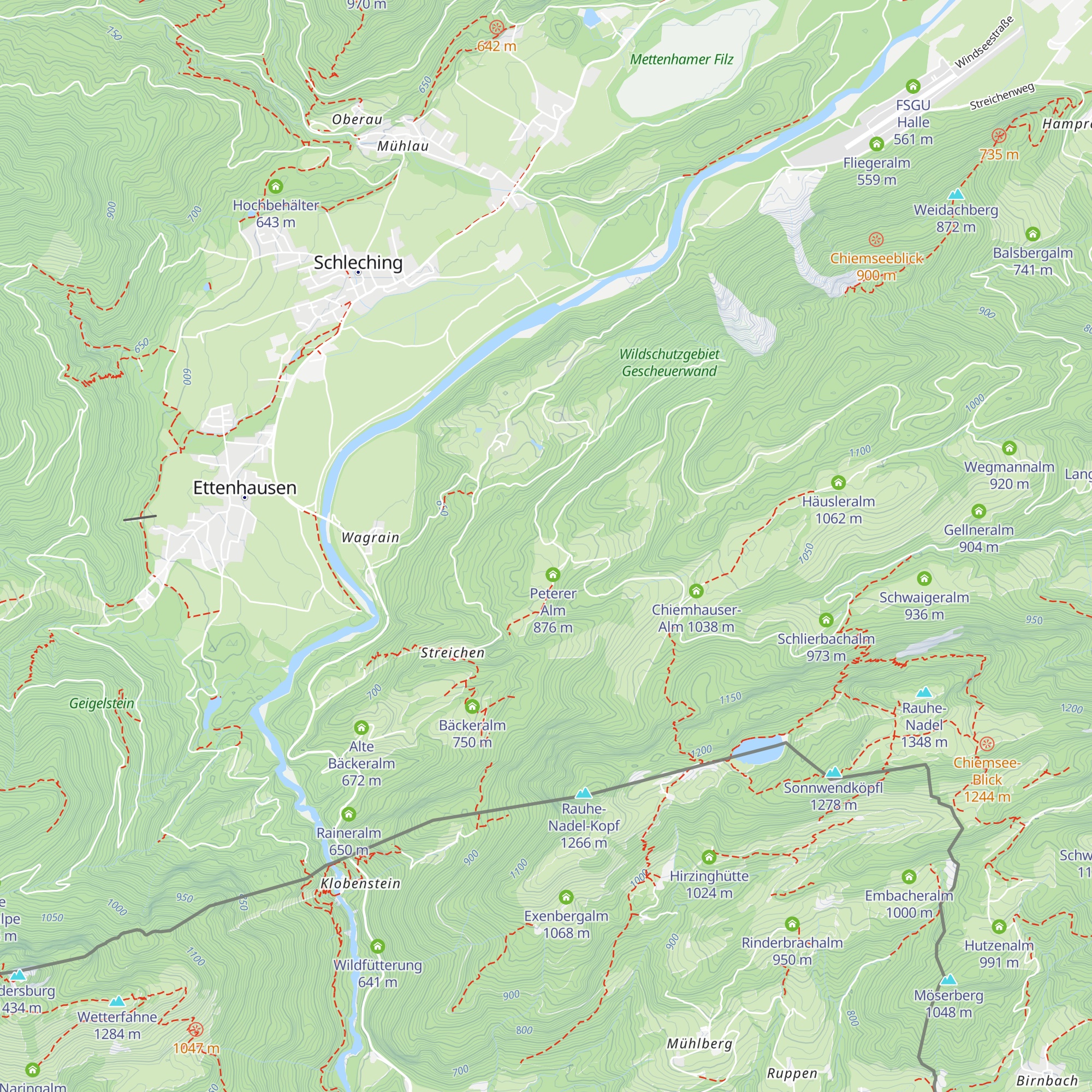 Haideralm map