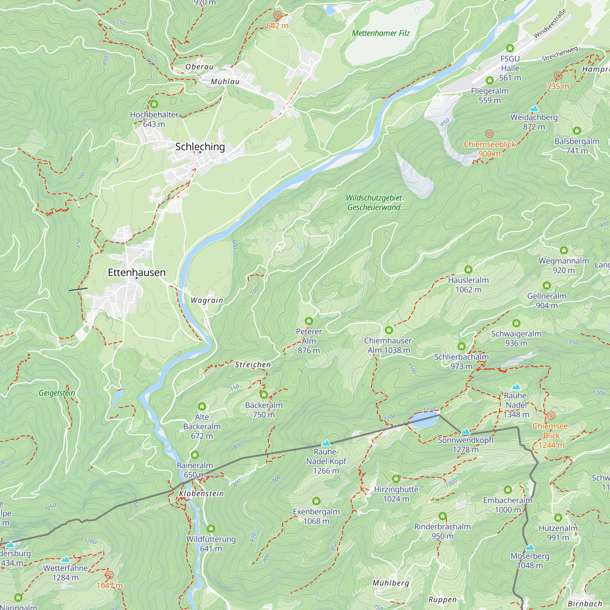 Haideralm map