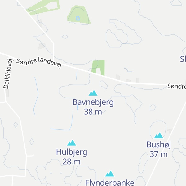 Map of Bavnebjerg