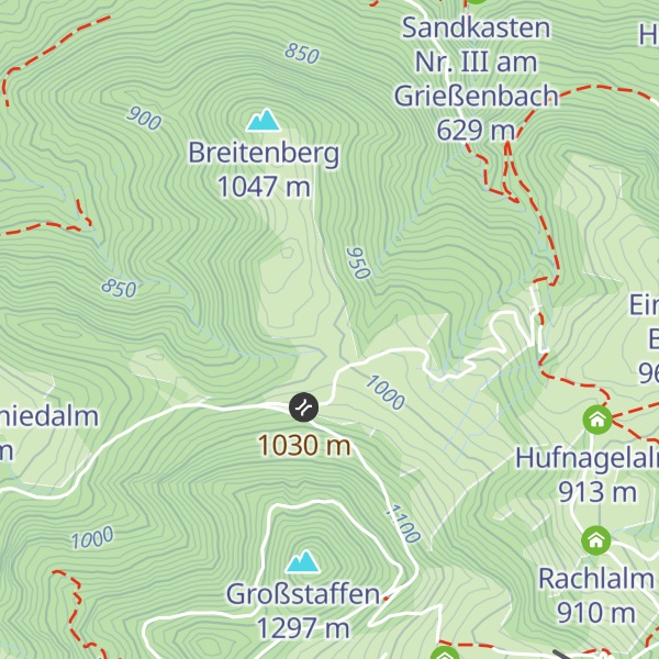 Map of Moieralm