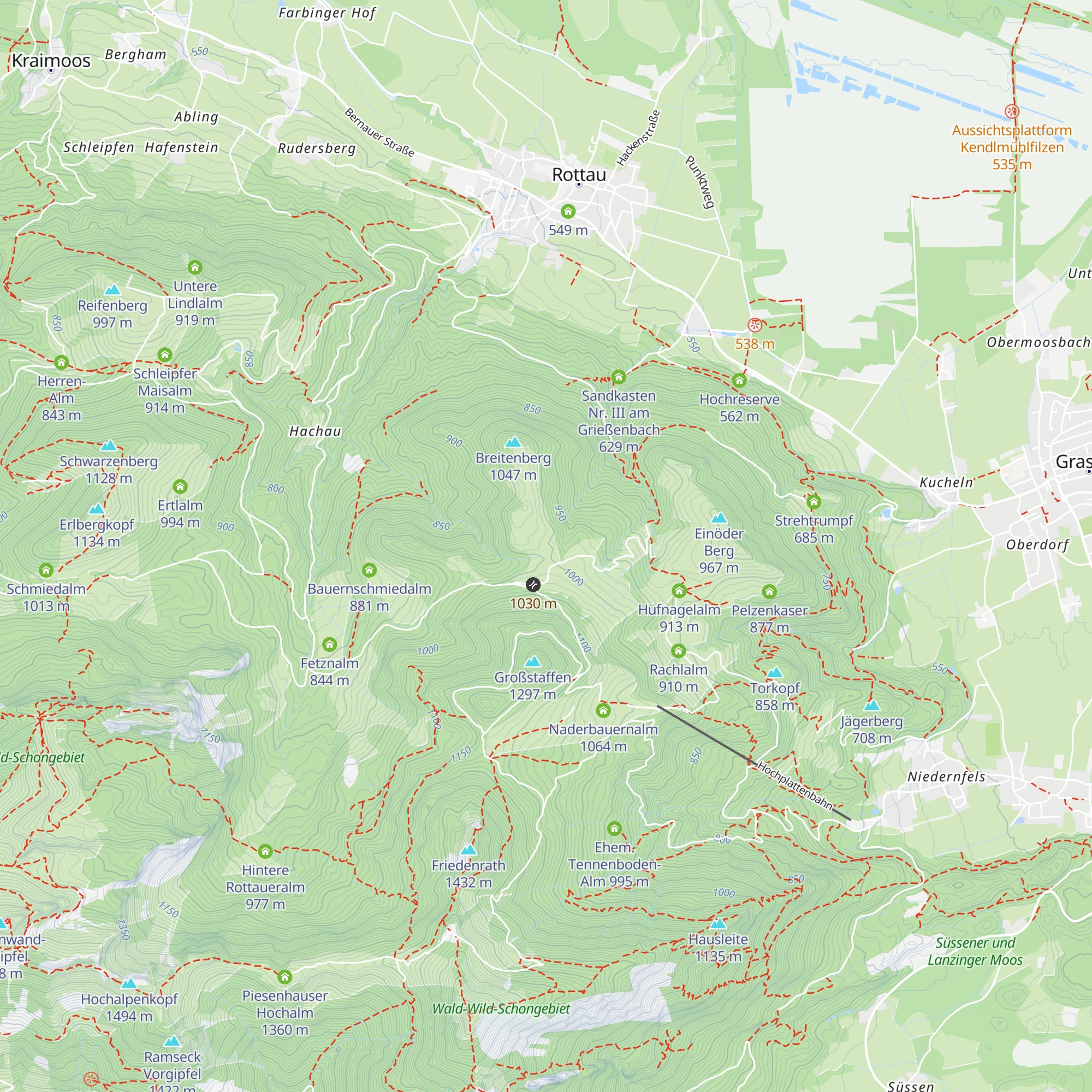 Moieralm map