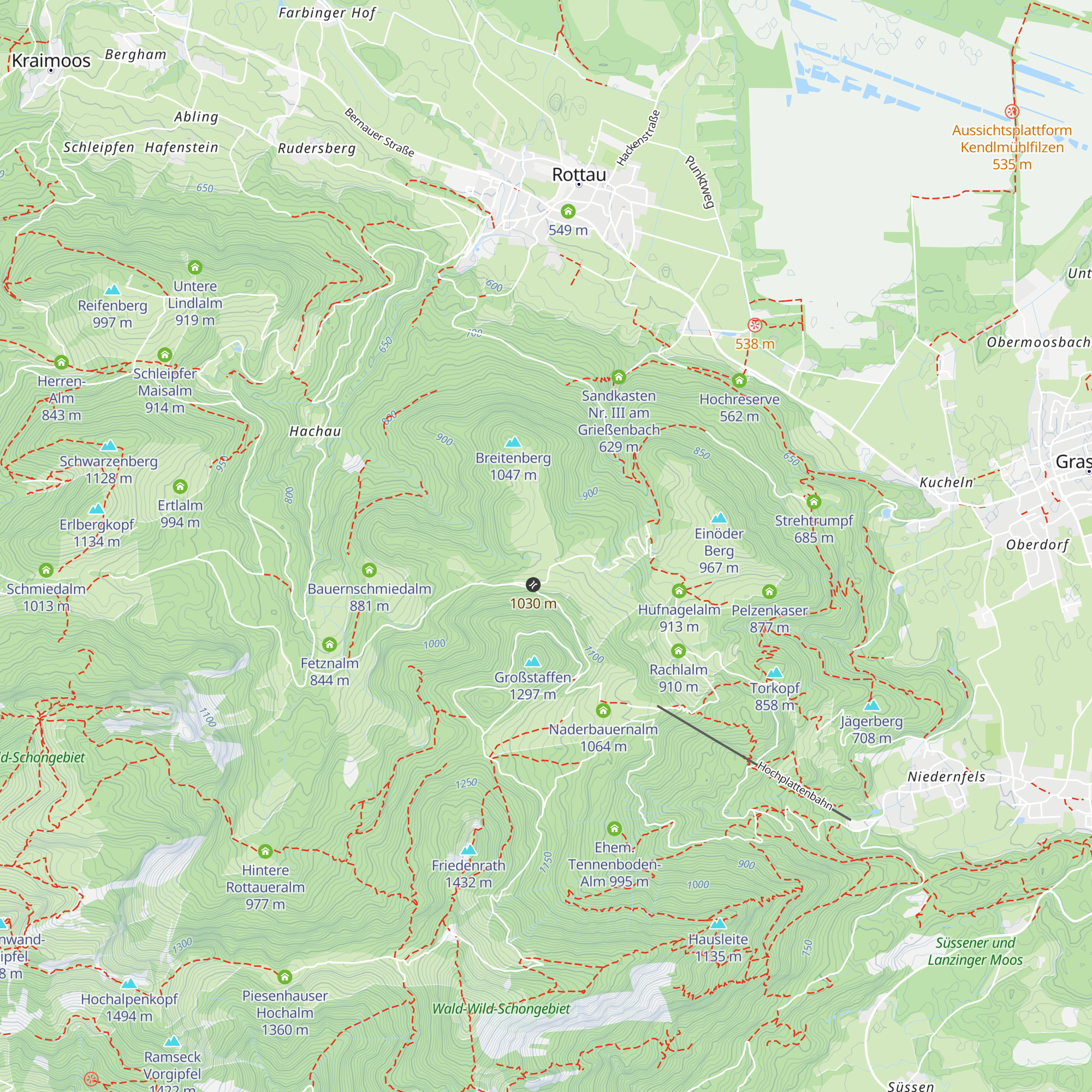 Moieralm map