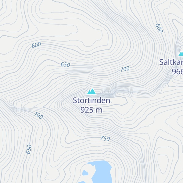 Map of Stortinden