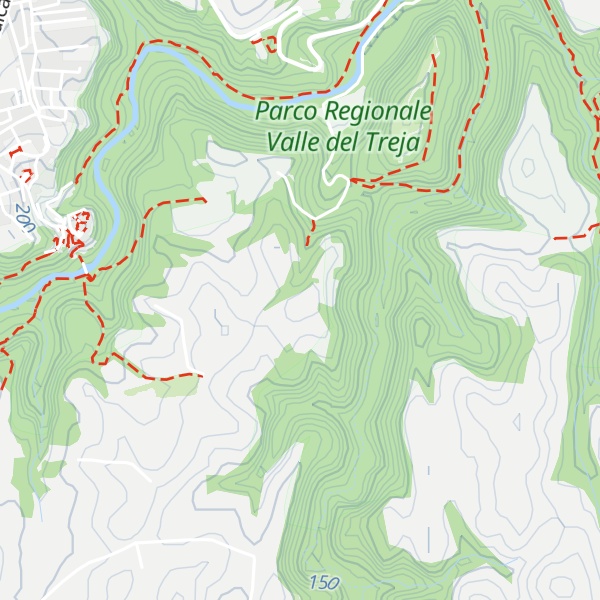 Map of Monte La Corte