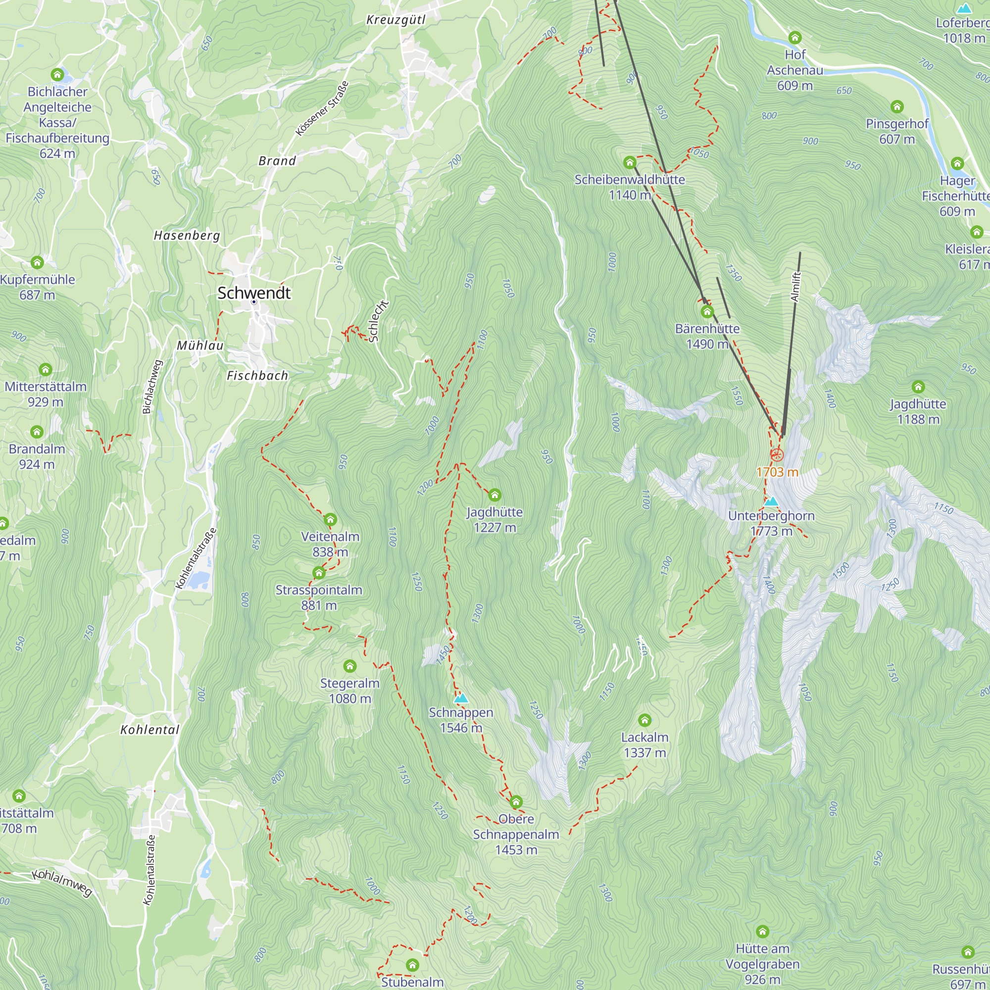 Jagdhütte map