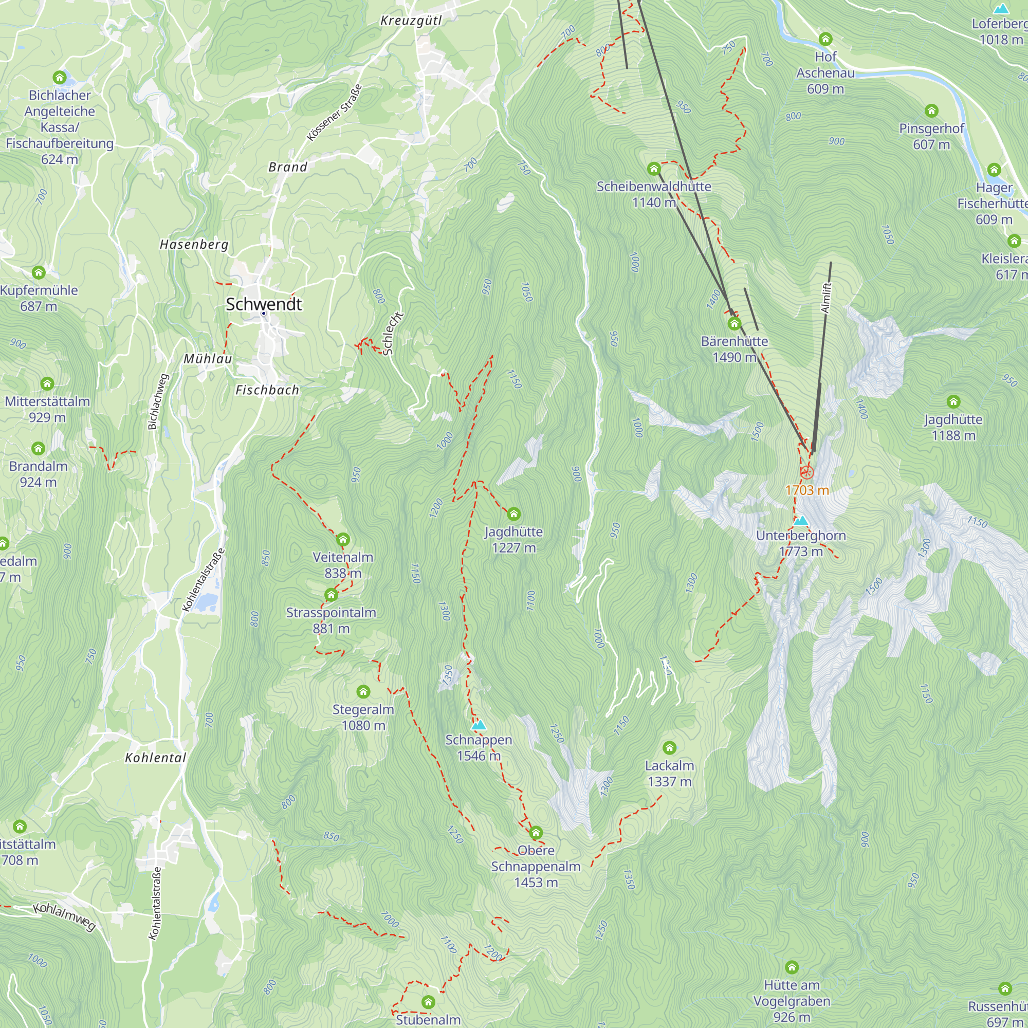 Jagdhütte map