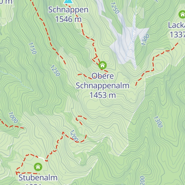 Map of Untere Schnappenalm