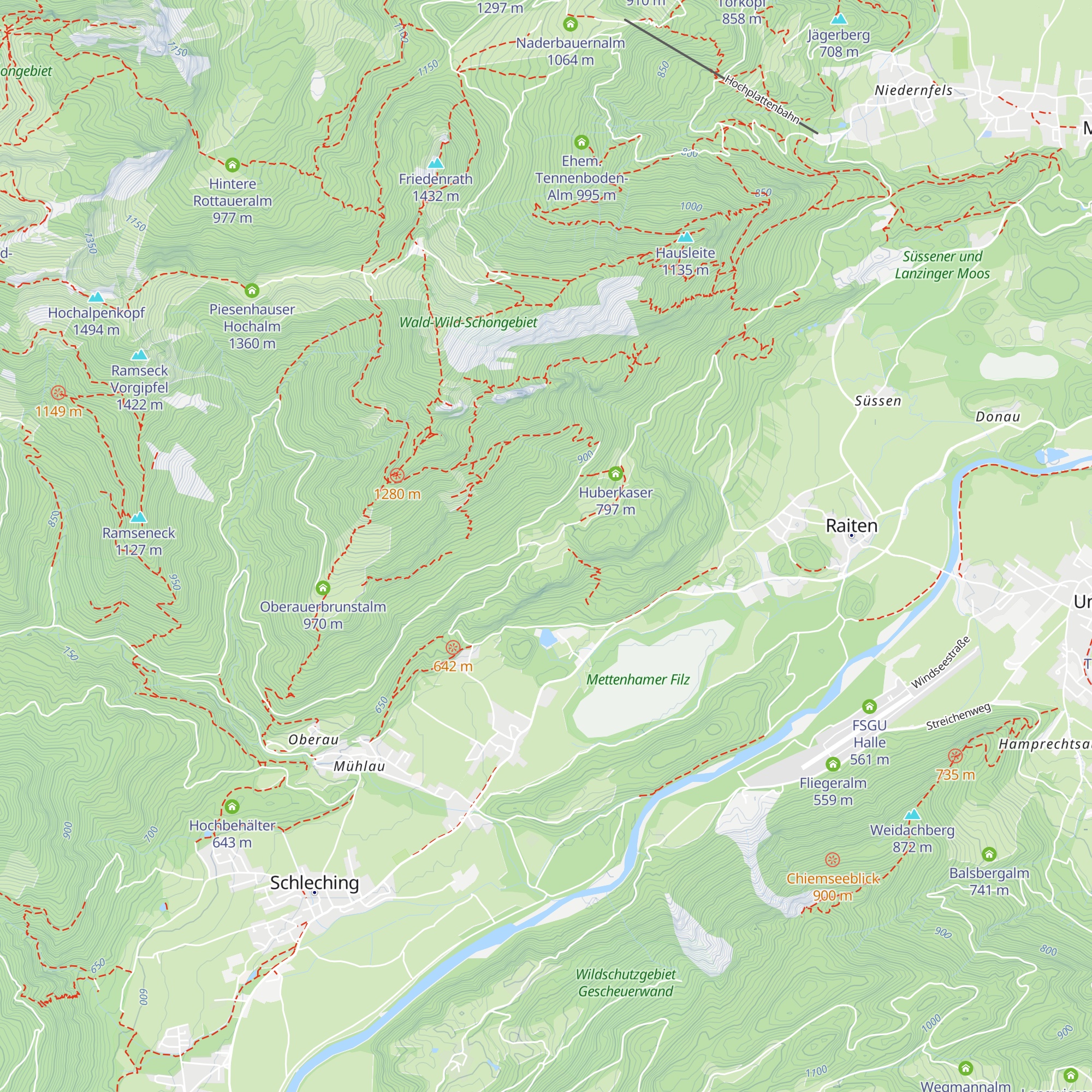 Hainznkaser map