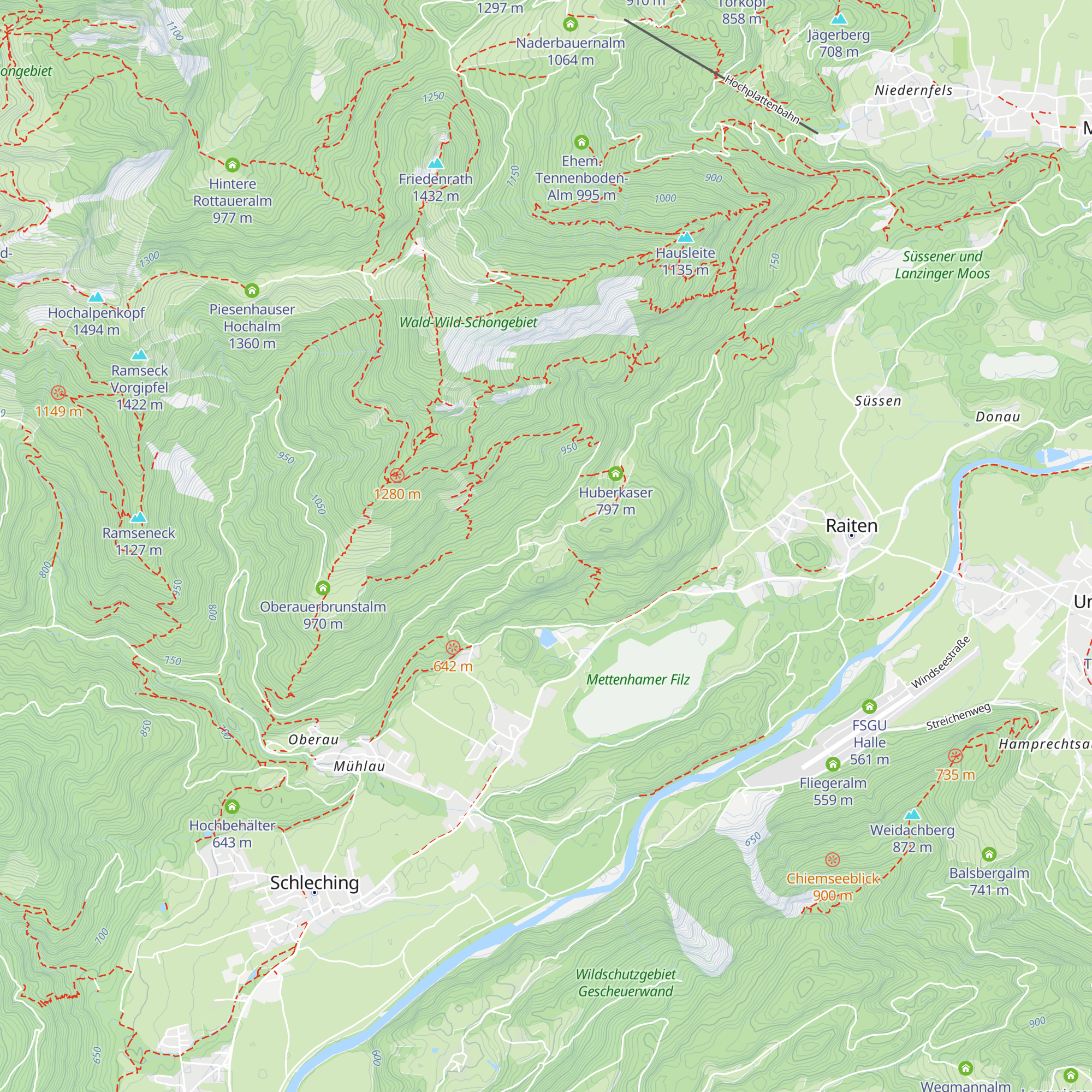 Hainznkaser map