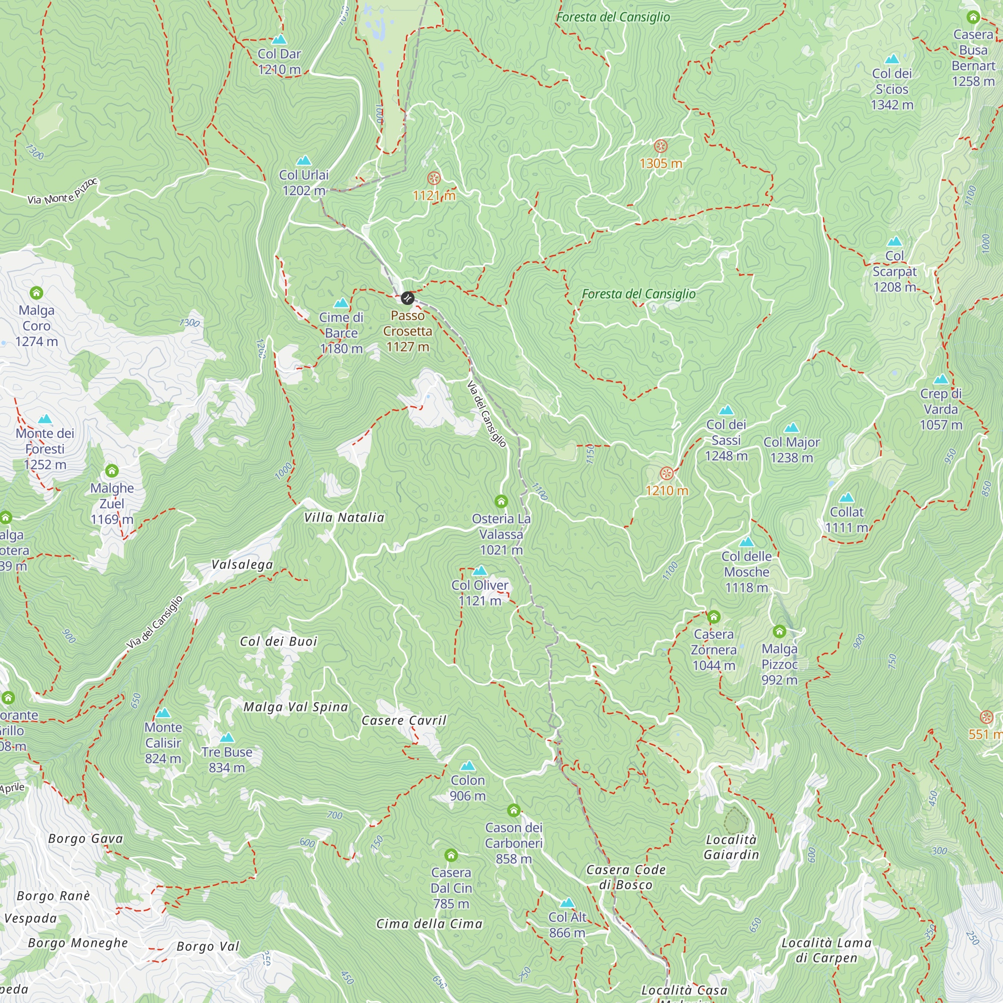 Osteria La Valassa map