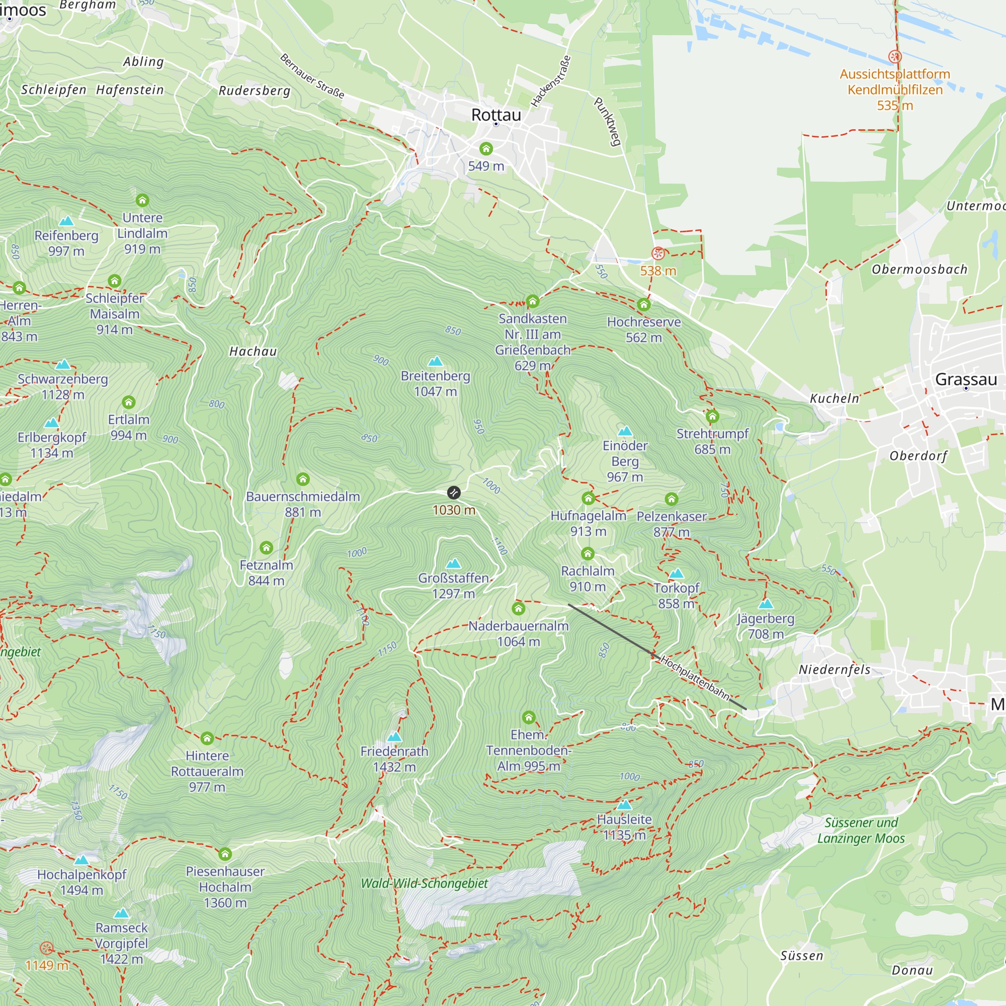 Wimmeralm map