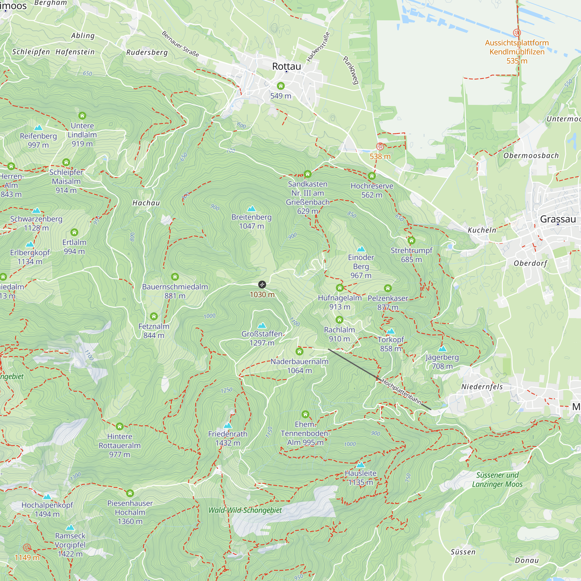 Wimmeralm map
