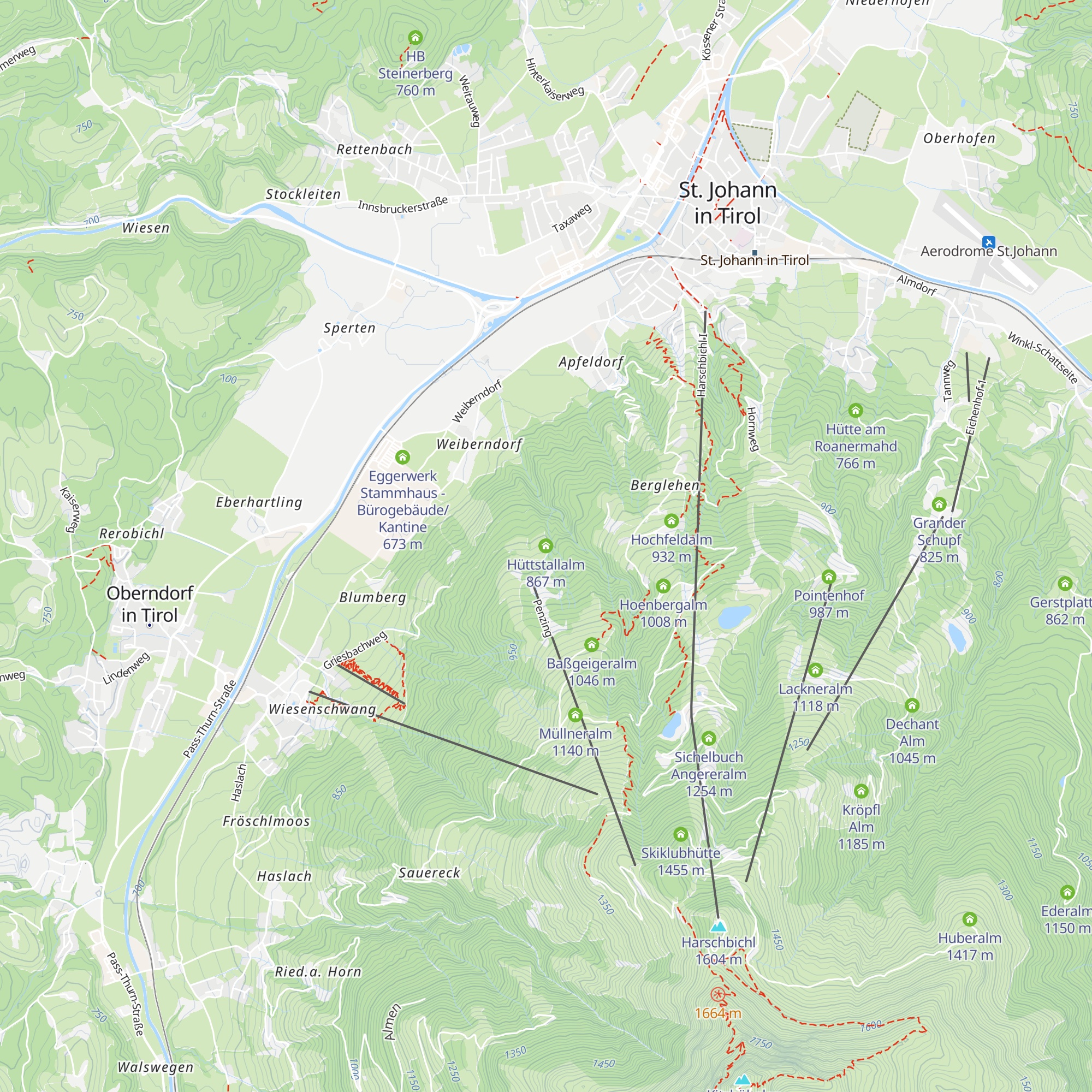 Hüttstallalm map