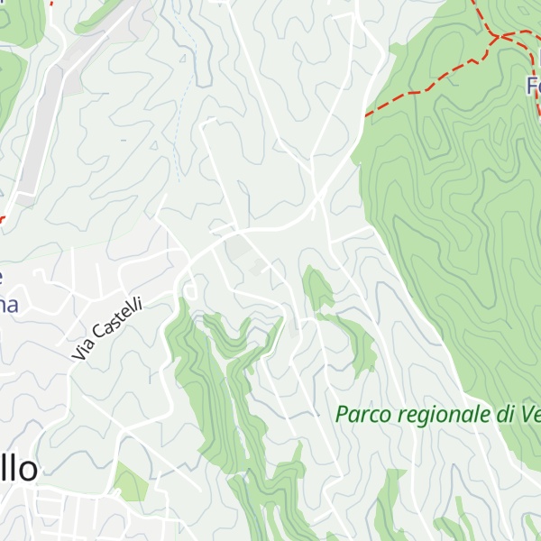 Map of Monte Malvaiata