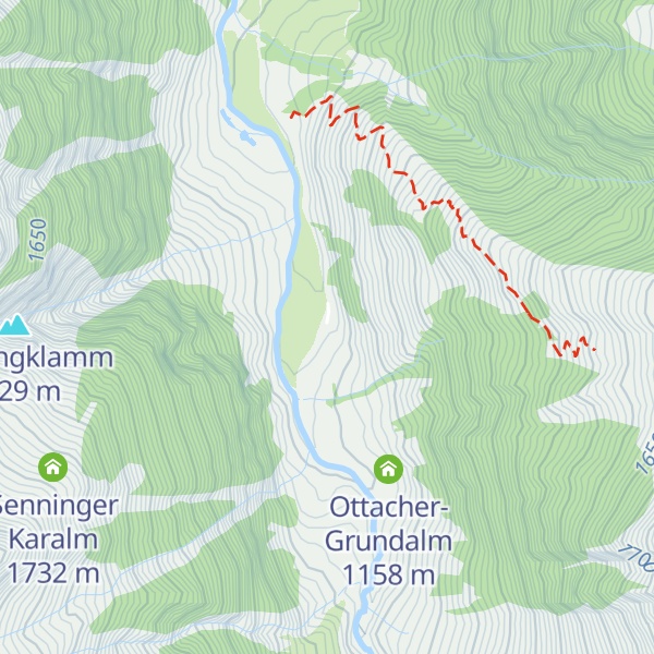 Map of Senninger Alm