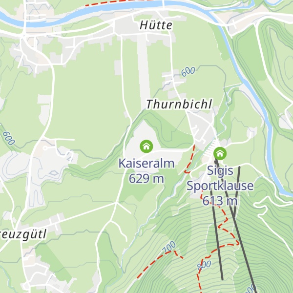 Map of Kaiseralm