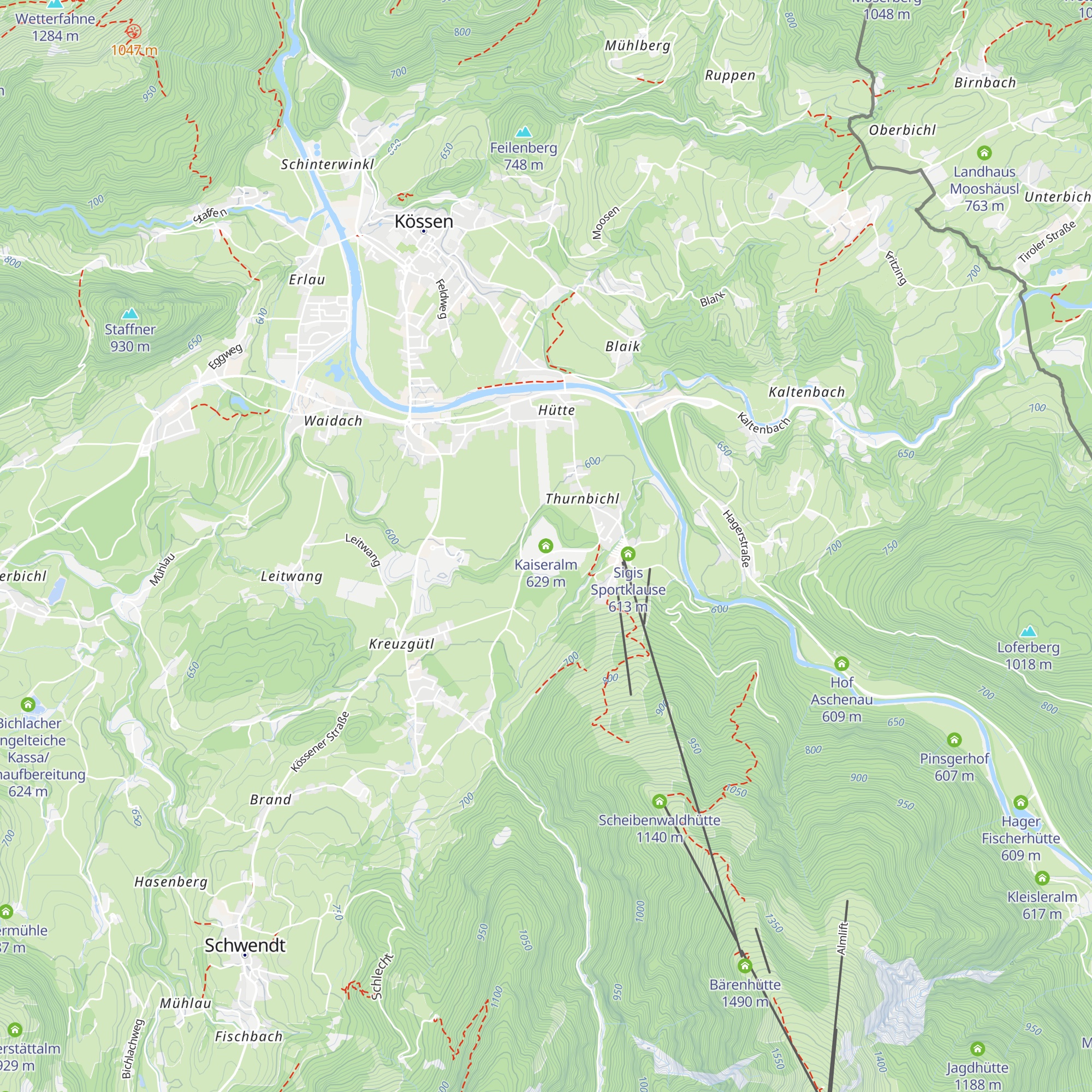 Kaiseralm map