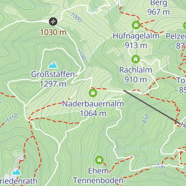 Map of Naderbauernalm