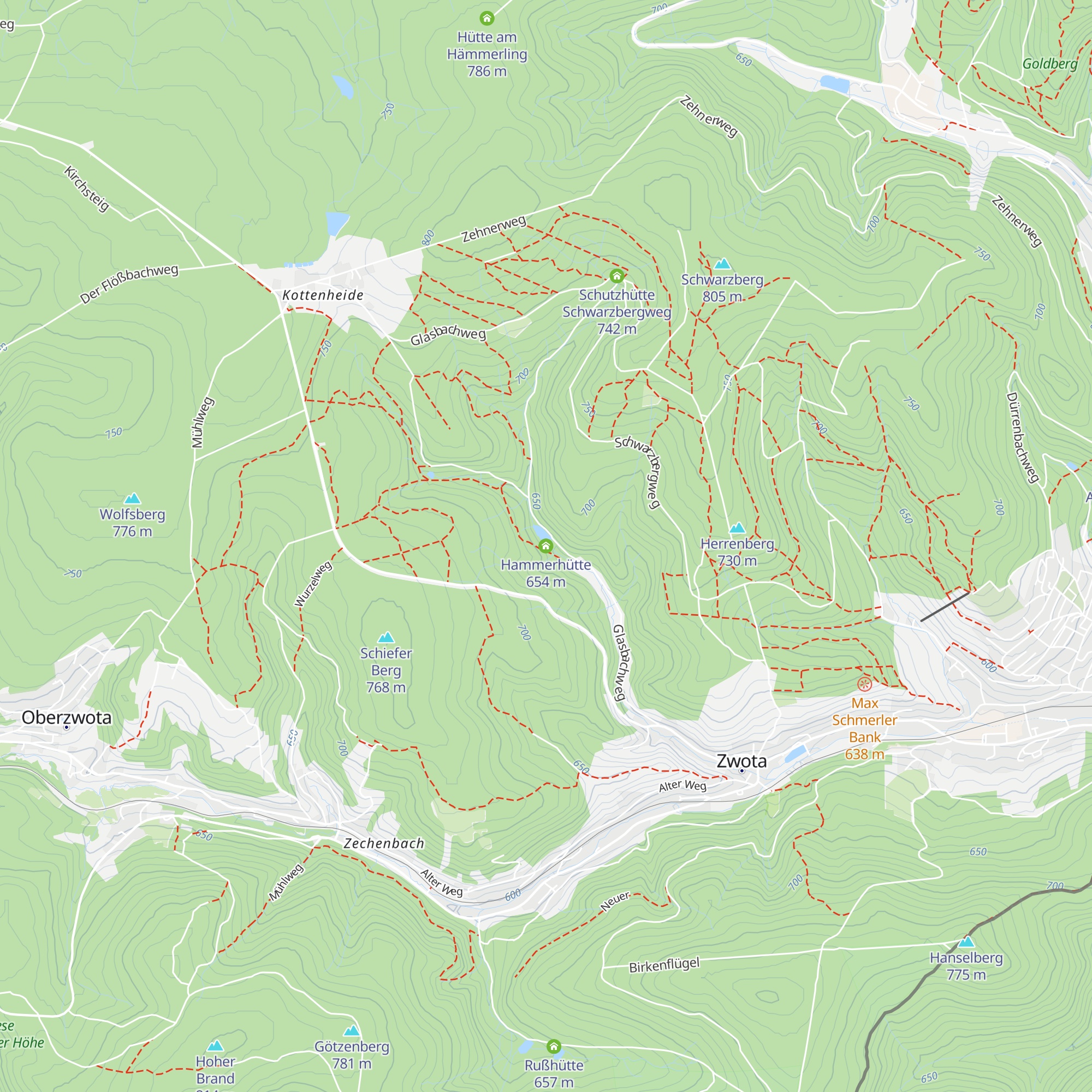 Hammerhütte map