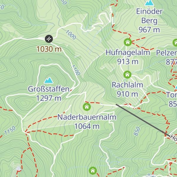 Map of Fahrnpointalm