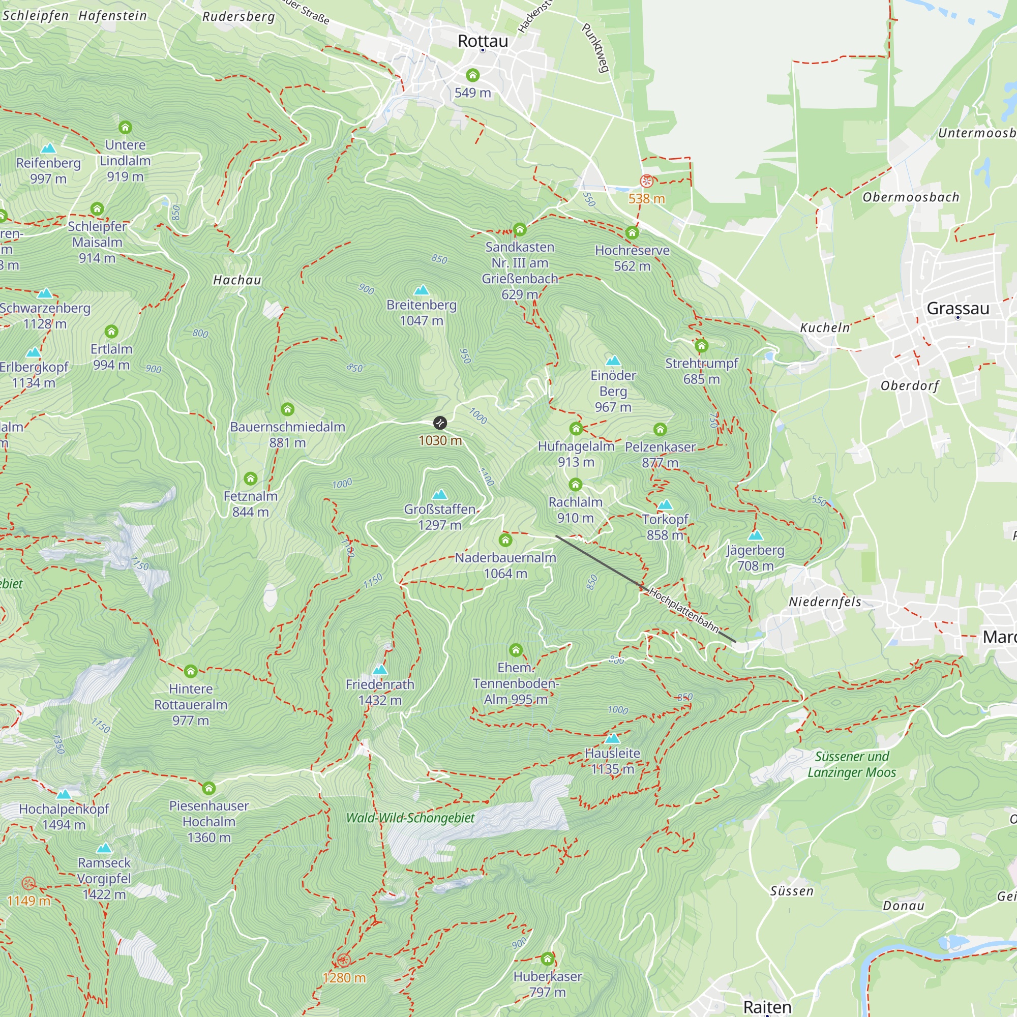 Fahrnpointalm map