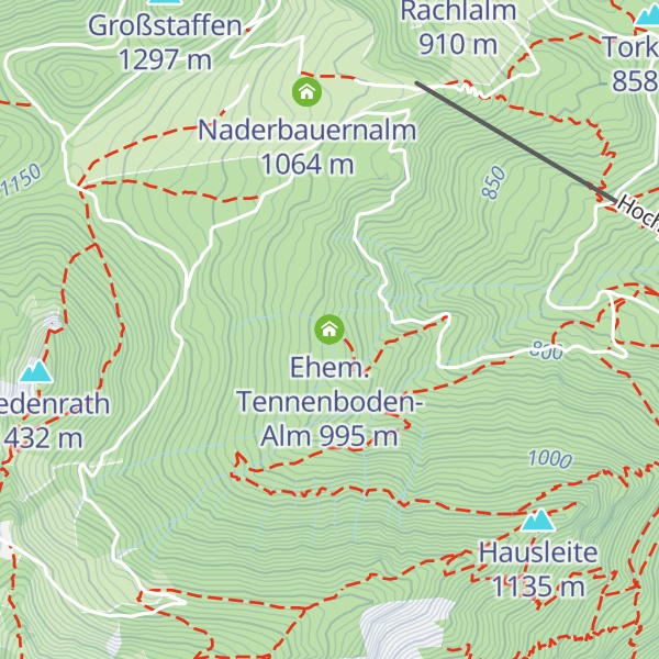 Map of Ehem. Tennenboden-Alm