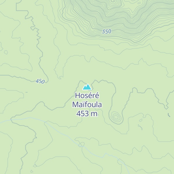 Map of Hoséré Maïfoula