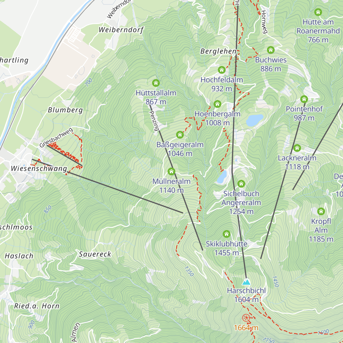 Müllneralm map