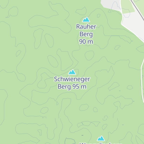 Map of Schwieneger Berg