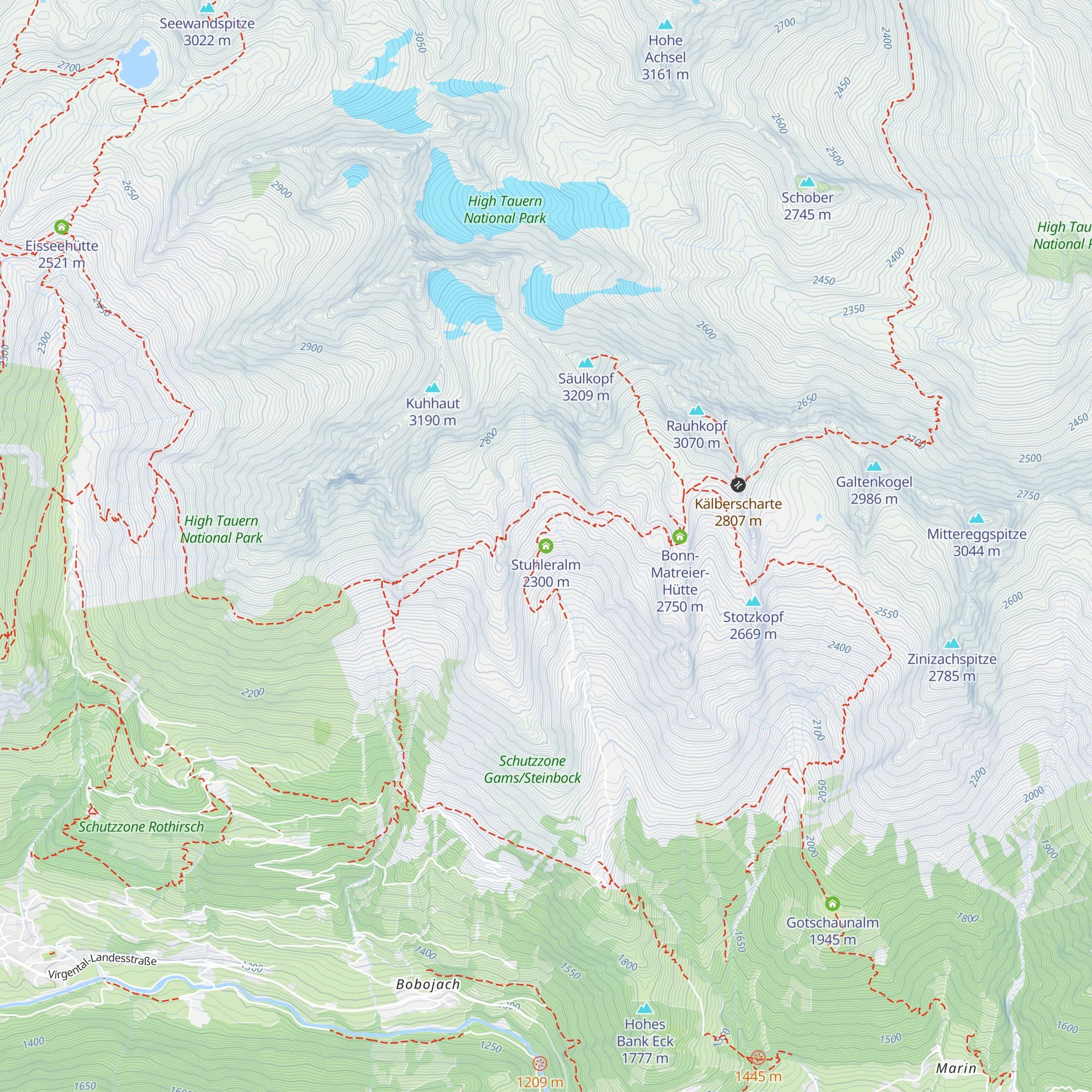 Stuhleralm map