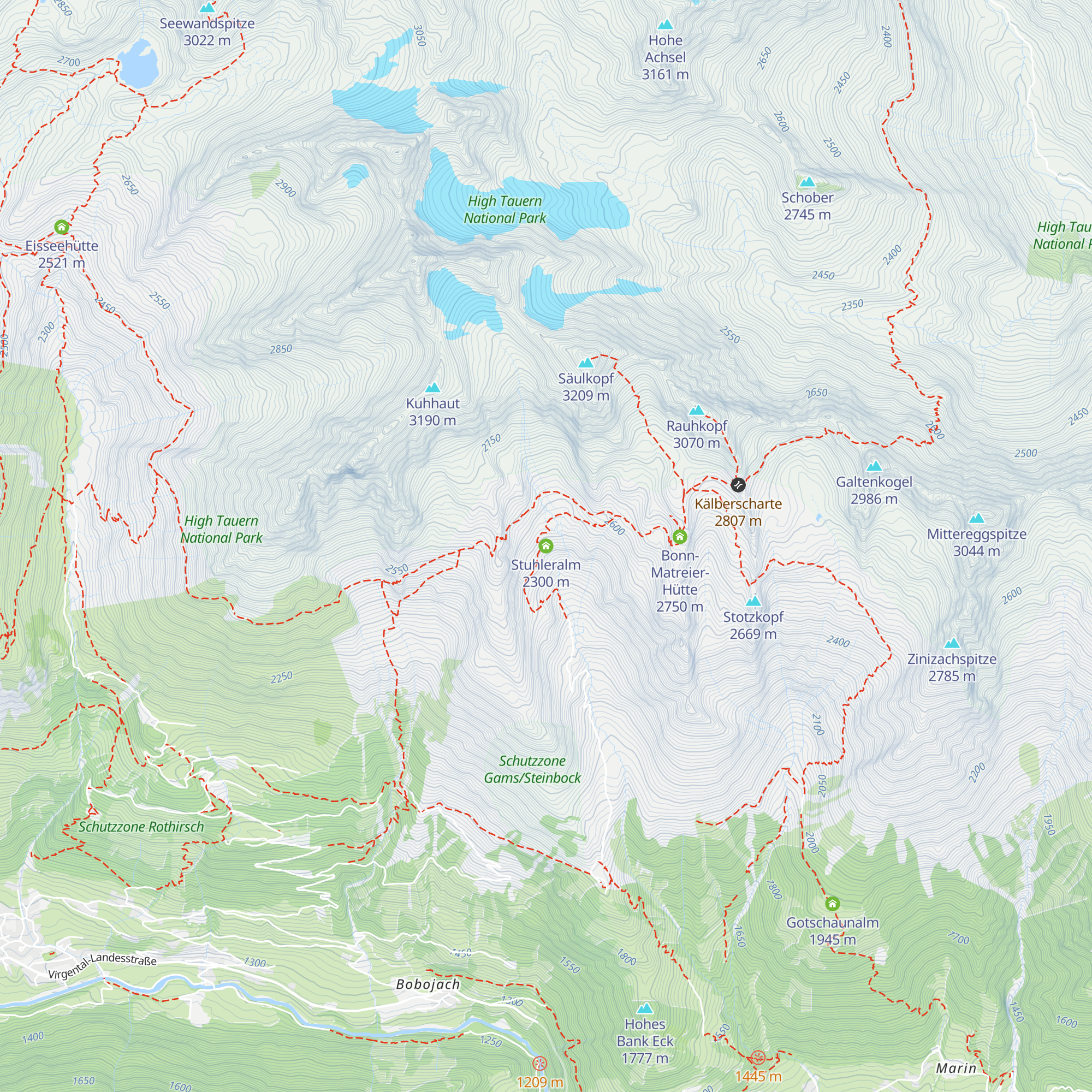 Stuhleralm map