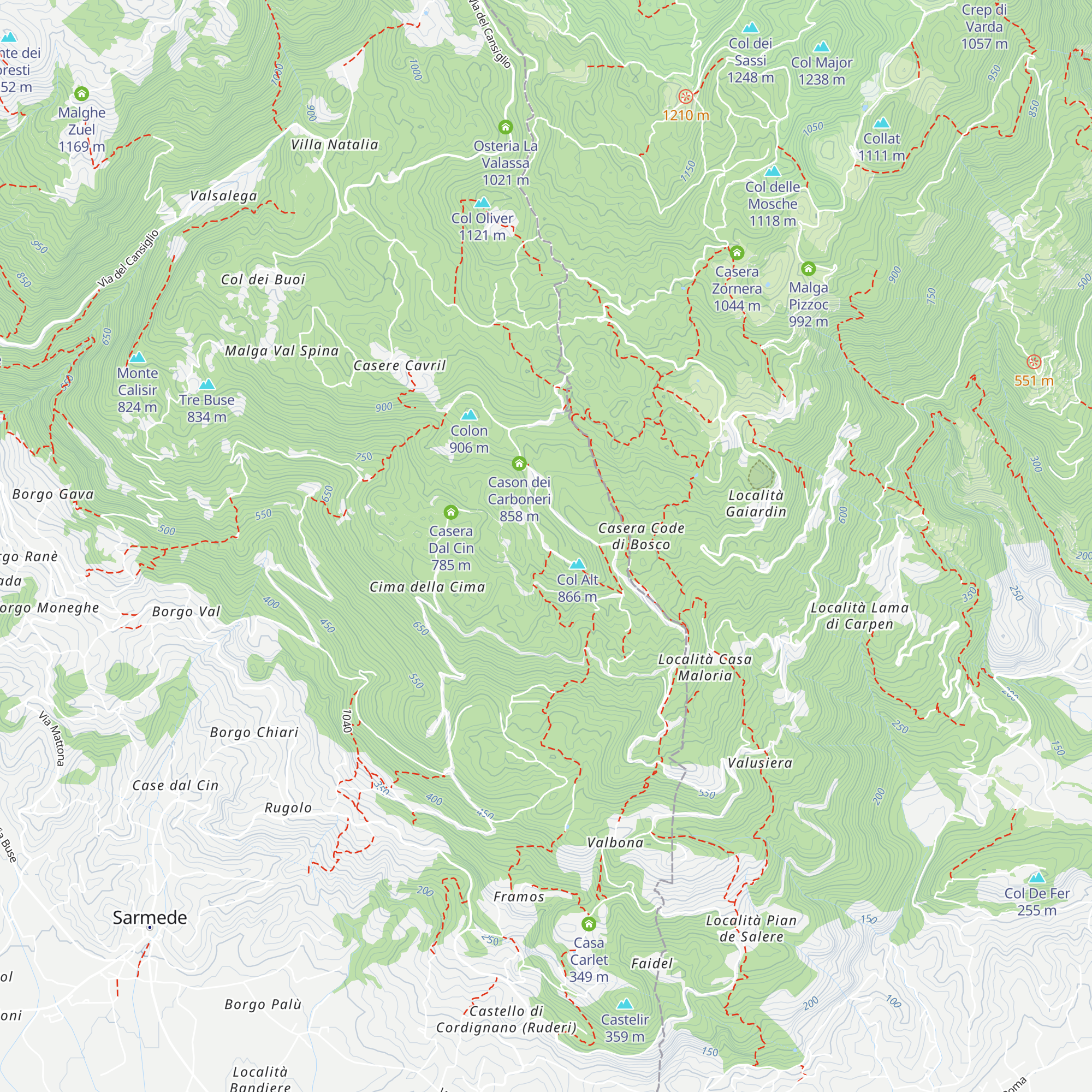 Casera Col Alt map