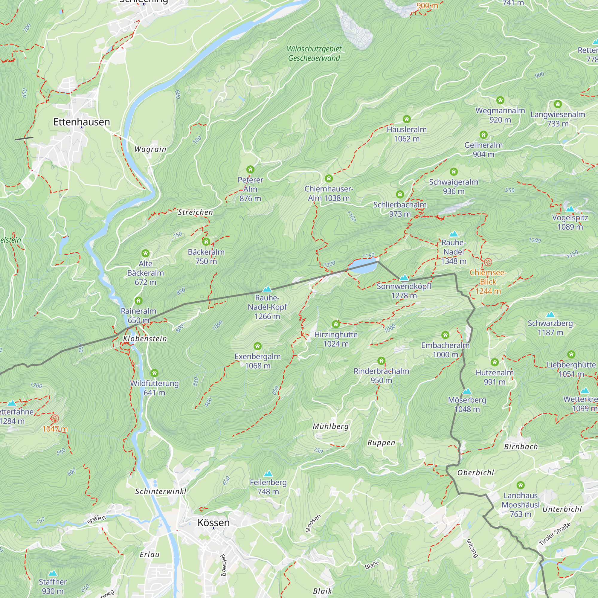 Schafflerkaralm map