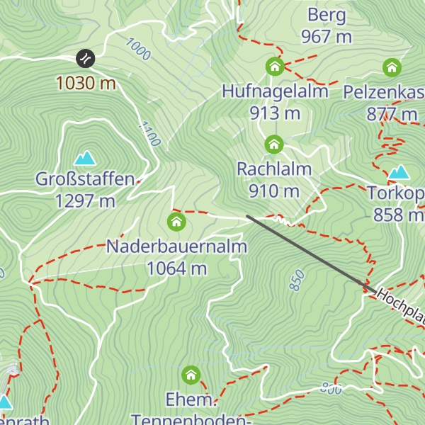 Map of Staffnalm