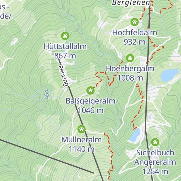 Map of Baßgeigeralm