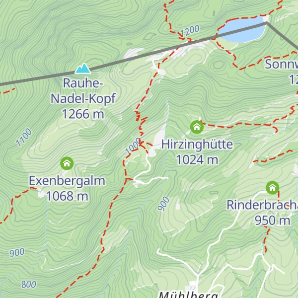 Map of Ast zu Moosenhütte