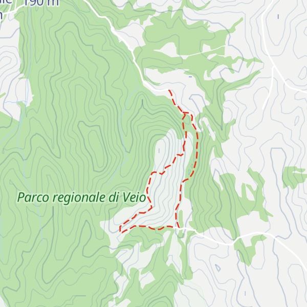 Map of Monte Cotto