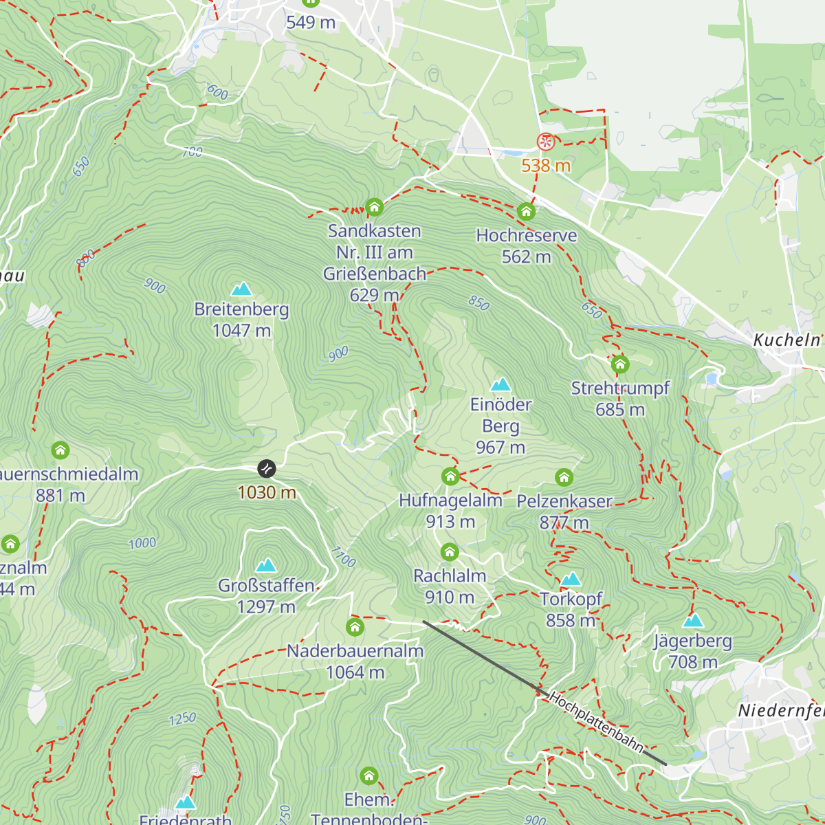Hefteralm map