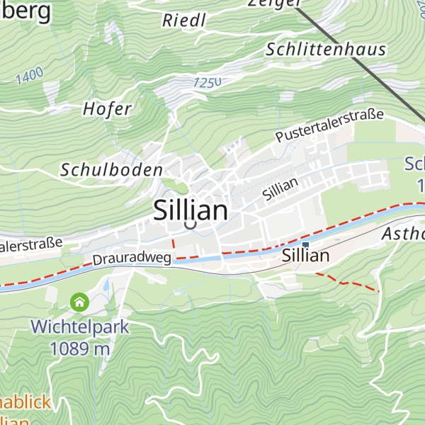 Map of Tourismusinformation Sillian - Hochpustertal