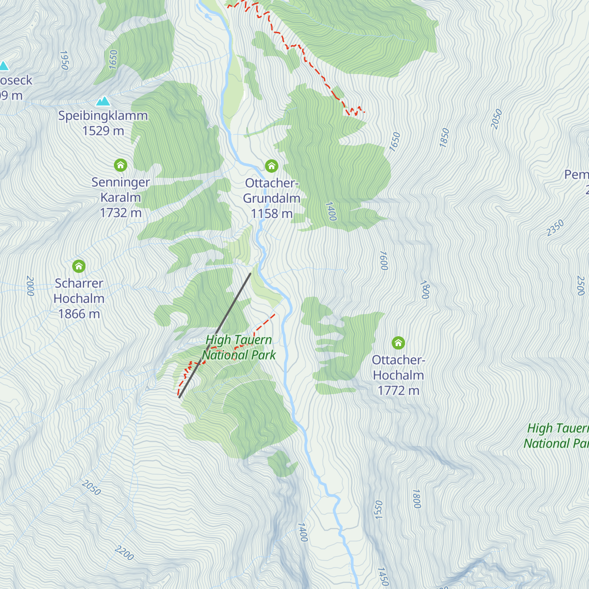 Sauersteinalm map