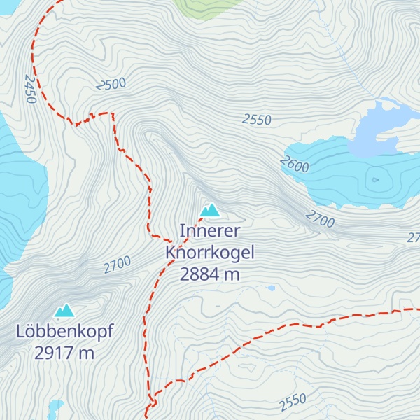 Map of Innerer Knorrkogel