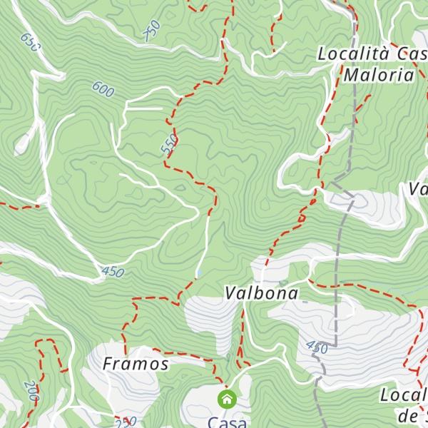 Map of Casera Zanette