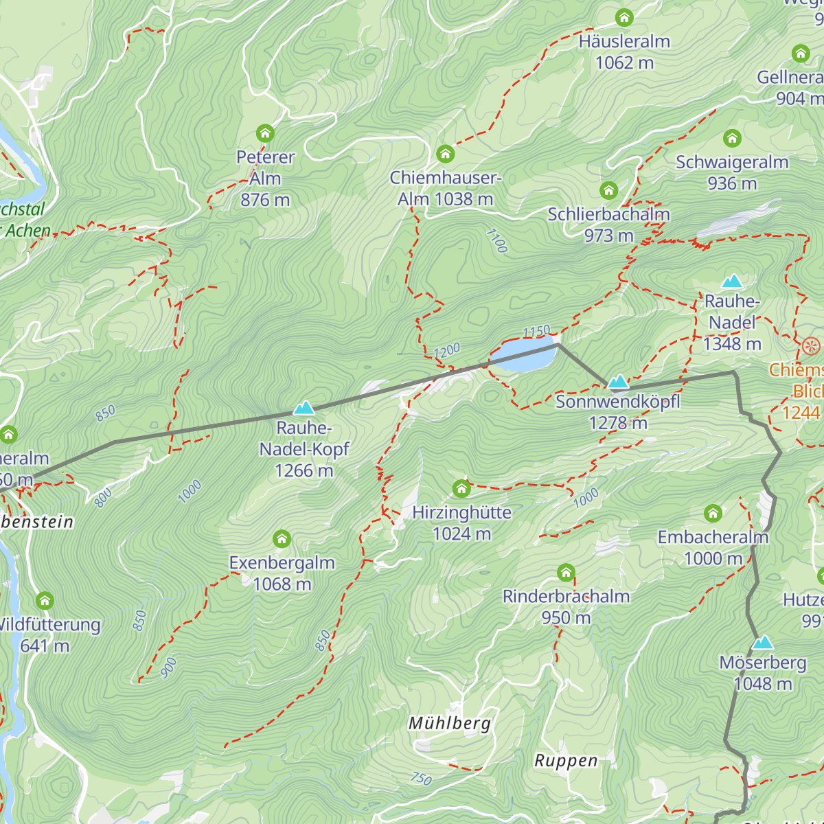 Taubenseehütte map
