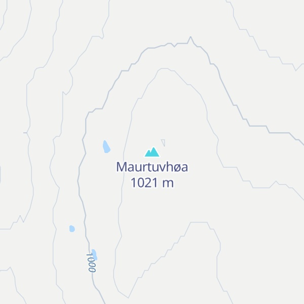 Map of Maurtuvhøa
