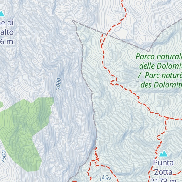 Map of Punta Patera